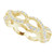18K Yellow Gold 1/2 CTW Natural Diamond Sculptural Eternity Band