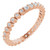 14K Rose Gold 1/2 CTW Natural Round Diamond Eternity Band