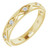 14K Yellow Gold 1/5 CTW Round Natural Diamond Eternity Band