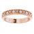 14K Rose Gold 1/4 CTW Natural Diamond Floral Eternity Band