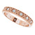 14K Rose Gold 1/4 CTW Natural Diamond Floral Eternity Band