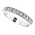 14K White Gold 1/4 CTW Natural Diamond Floral Eternity Band