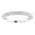 14K White Gold 1/2 CTW Round Lab-Grown Diamond Anniversary Band