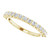 14K Yellow Gold 1/2 CTW Round Natural Diamond Anniversary Band