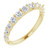 14K Yellow Gold 3/4 CTW Graduating Lab-Grown Diamond Anniversary Band