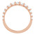 14K Rose Gold 3/4 CTW Graduating Lab-Grown Diamond Anniversary Band
