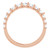 14K Rose Gold 3/4 CTW Graduating Lab-Grown Diamond Anniversary Band