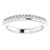 14K White Gold 3/4 CTW Channel-Set Natural Diamond Anniversary Band