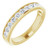 14K Yellow Gold 3/4 CTW Channel-Set Natural Diamond Anniversary Band