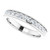 14K White Gold 5/8 CTW Channel-Set Lab-Grown Diamond Anniversary Band