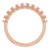 14K Rose Gold 5/8 CTW Round Natural Diamond Anniversary Band