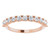 14K Rose Gold 5/8 CTW Round Natural Diamond Anniversary Band