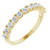 14K Yellow Gold 5/8 CTW Round Natural Diamond Anniversary Band