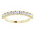 14K Yellow Gold 5/8 CTW Round Natural Diamond Anniversary Band