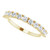14K Yellow Gold 5/8 CTW Round Natural Diamond Anniversary Band