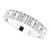 14K White Gold 9/10 CTW Accented Baguette Natural Diamond Anniversary Band