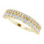 14K Yellow Gold 5/8 CTW Natural Diamond Multi-Row Anniversary Band