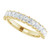 14K Yellow Gold 1 1/5 CTW Natural Diamond Anniversary Band