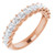 14K Rose Gold 1 1/5 CTW Natural Diamond Anniversary Band