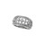 18K White Gold 1/2 CTW Natural Diamond Anniversary Band
