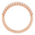 14K Rose Gold 5/8 CTW Natural Diamond 3-Row Anniversary Band