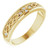 14K Yellow Gold .04 CTW Natural Diamond Celtic Anniversary Band