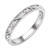 14K White Gold .05 CTW Natural Diamond Floral Anniversary Band