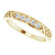 14K Yellow Gold 1/6 CTW Natural Diamond Celtic Anniversary Band