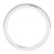 14K White Gold 3/8 CTW Natural Diamond Milgrain Edge Anniversary Band