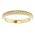 14K Yellow Gold 1/5 CTW Natural Diamond Milgrain Edge Anniversary Band