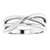 14K White Gold Intertwined Ring