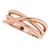 14K Rose Gold Intertwined Ring