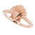 14K Rose Gold Shell Ring