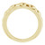 14K Yellow Gold Quilted Dome Ring