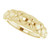 14K Yellow Gold Quilted Dome Ring