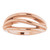 14K Rose Gold Negative Space Ring