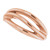 14K Rose Gold Negative Space Ring