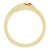 14K Yellow Gold Domed Bypass Ring