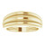 14K Yellow Gold Triple Dome Ring