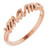 14K Rose Gold Mama Ring