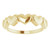 14K Yellow Gold Heart Ring