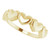 14K Yellow Gold Heart Ring