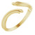 14K Yellow Gold Bypass Ring