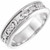 14K White Gold Claddagh Ring
