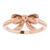 14K Rose Gold Bow-Tie Ring