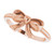 14K Rose Gold Bow-Tie Ring