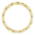 14K Yellow Gold 3 mm Twisted Band Size 7