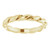 14K Yellow Gold 3 mm Twisted Band Size 7