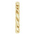 14K Yellow Gold 3 mm Twisted Band Size 7