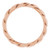 14K Rose Gold 3 mm Twisted Band Size 7